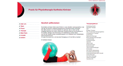Desktop Screenshot of physiotherapie-knoerzer.de