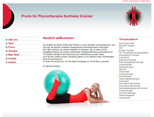 Tablet Screenshot of physiotherapie-knoerzer.de